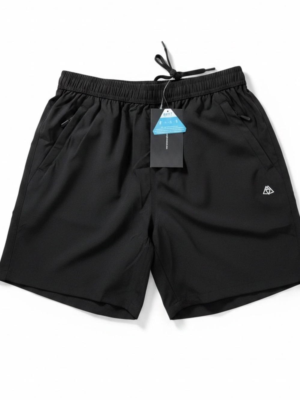 🆕 Haimont Men's Running Shorts 5" with Zipper Pockets Quick Dry Small